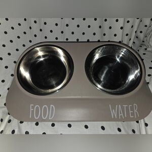 Dual Stainless Steel Pet Bowls